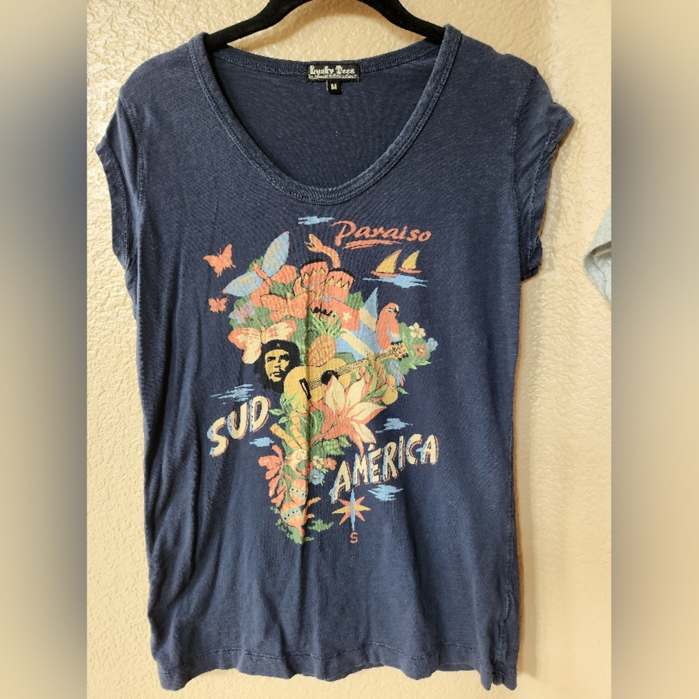 Lucky Brand Navy Shirt Size M